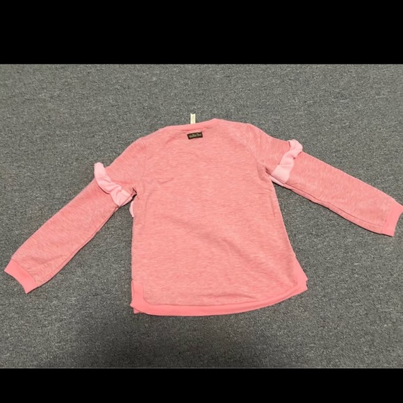 Matilda Jane Pink Ruffle Sweatshirt - Picture 5 of 5